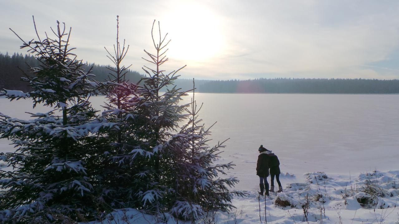 Sonnenuntergang Talsperre Carlsfeld Sonnenuntergang Talsperre Carlsfeld